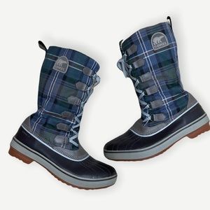 Sorel Blue and Gray Winter Boots
